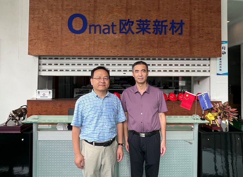 Xie Weidong, Party Secretary of Houjie Town, Visits Dongguan Omat to Plan Development