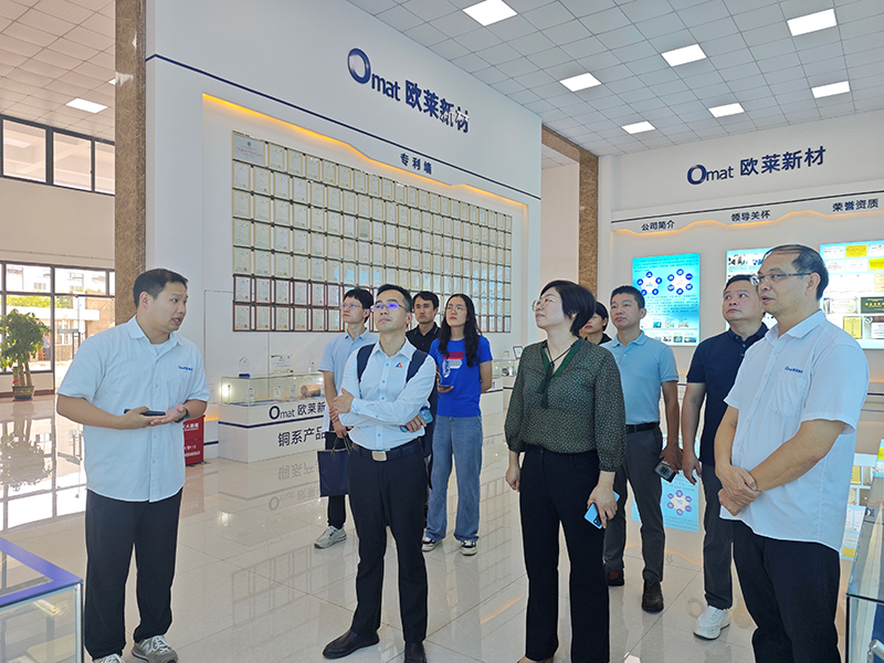 Lu Yuhui, Secretary-General of the Guangdong Academy of Sciences Union, Visits Omat for Research
