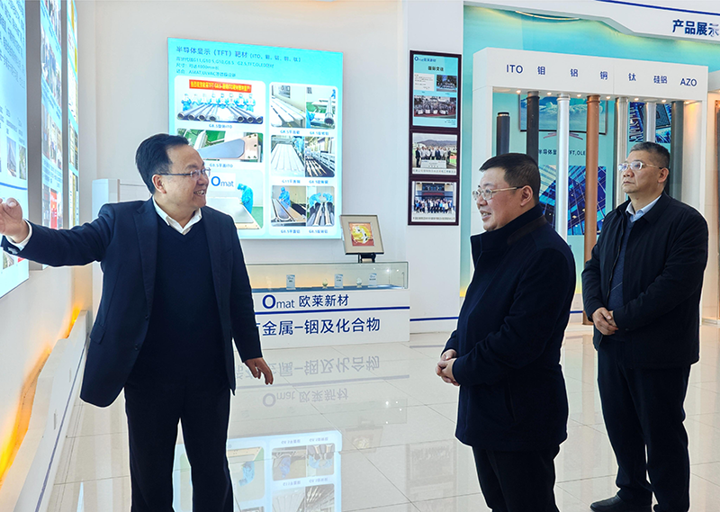 Yang Min, Party Secretary and Director of the Shaoguan Tax Bureau, Visits Omat for Research