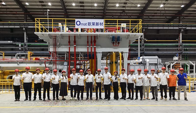 Omat’s 5,500-Ton Double-Action Copper Extrusion Press Successfully Fired Up