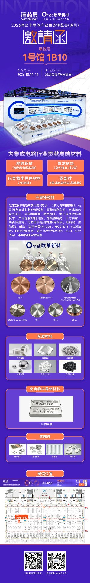 2026 Bay Area Semiconductor Industry Ecosystem Expo (Shenzhen WesemiBay) · Omat, Hall 1, 1B10
